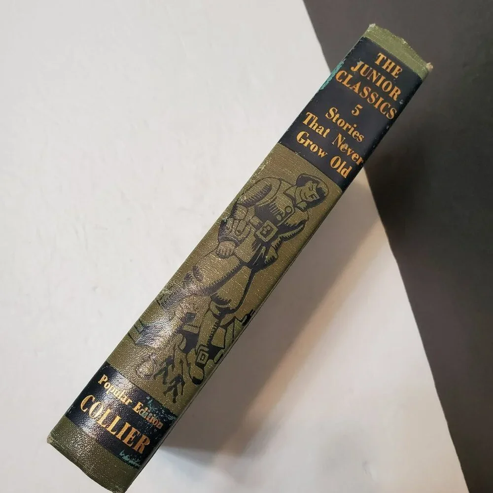 Vintage 1948 Hardcover Book, Antique Book for Styling, The Young Folks Shelf - Picture 7 of 12